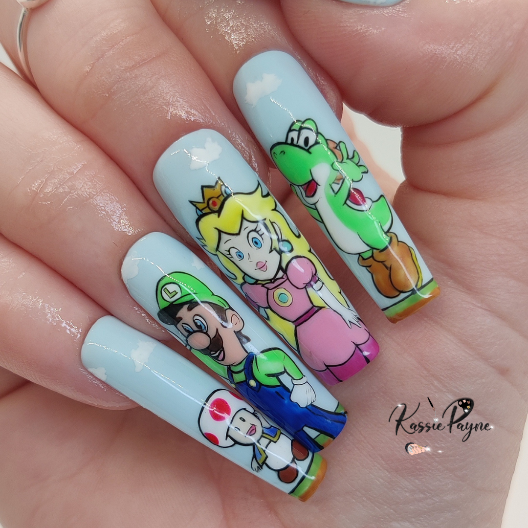 2D Character Nails