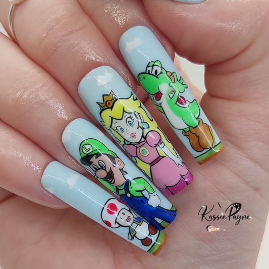 2D Character Nails