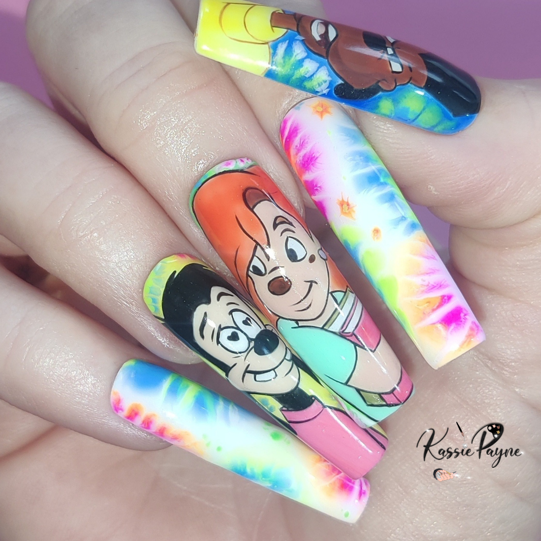 2D Character Nails