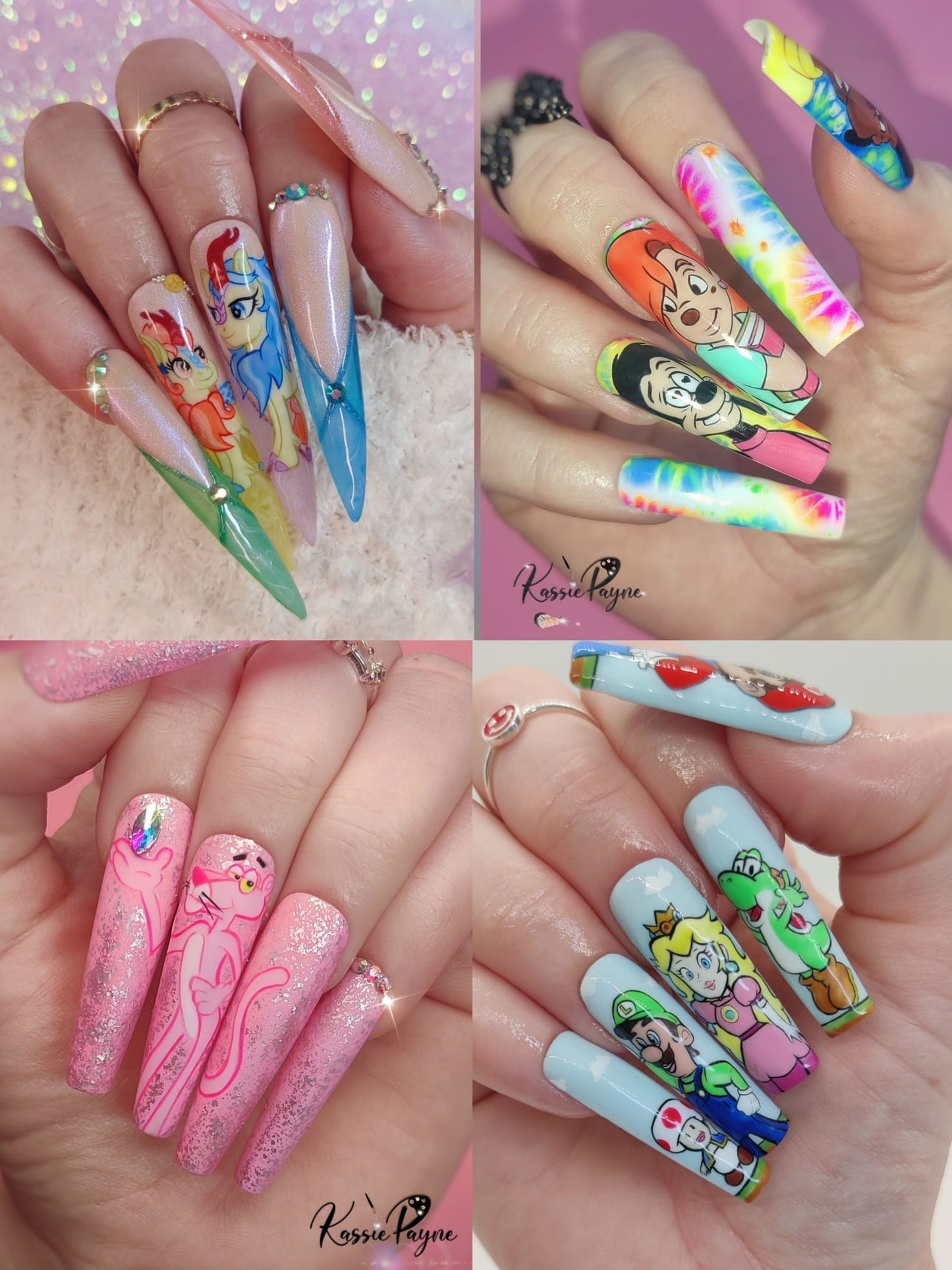 2D Character Nails