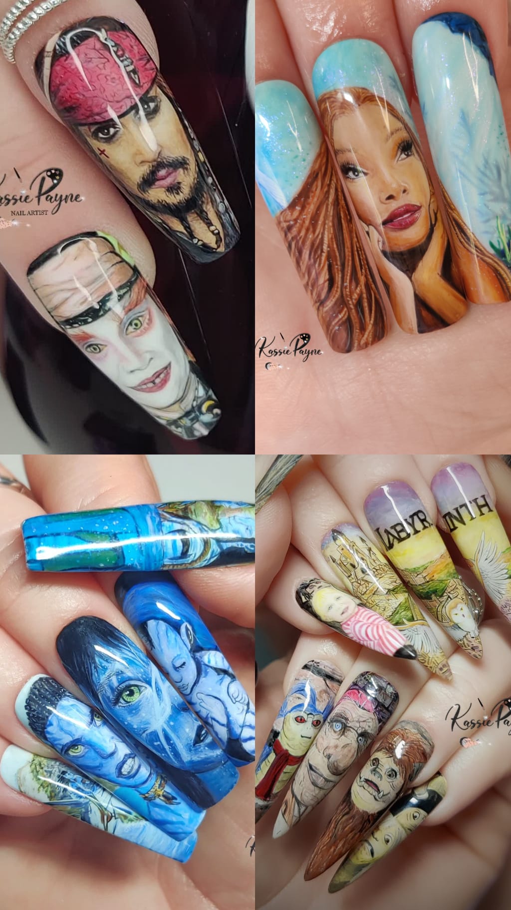 PORTRAIT/REALISTIC NAILS