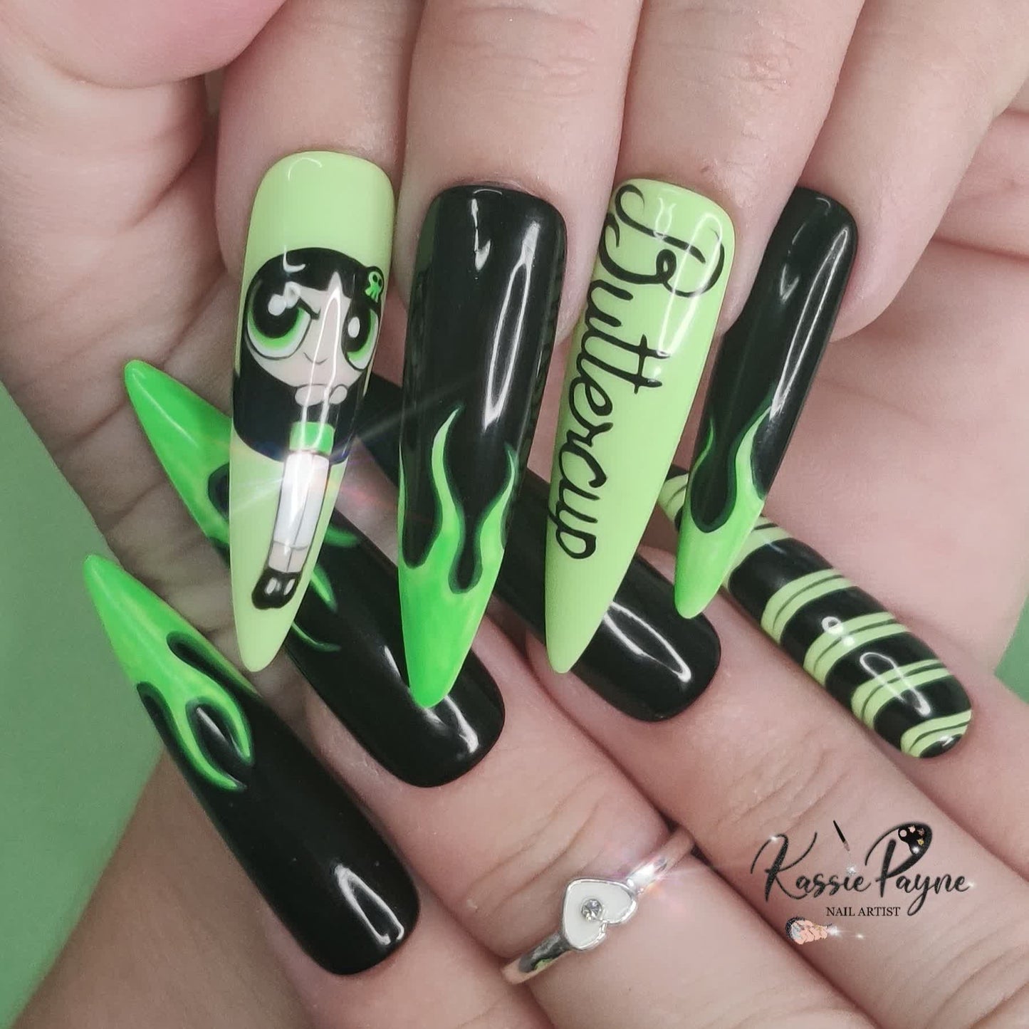 2D Character Nails