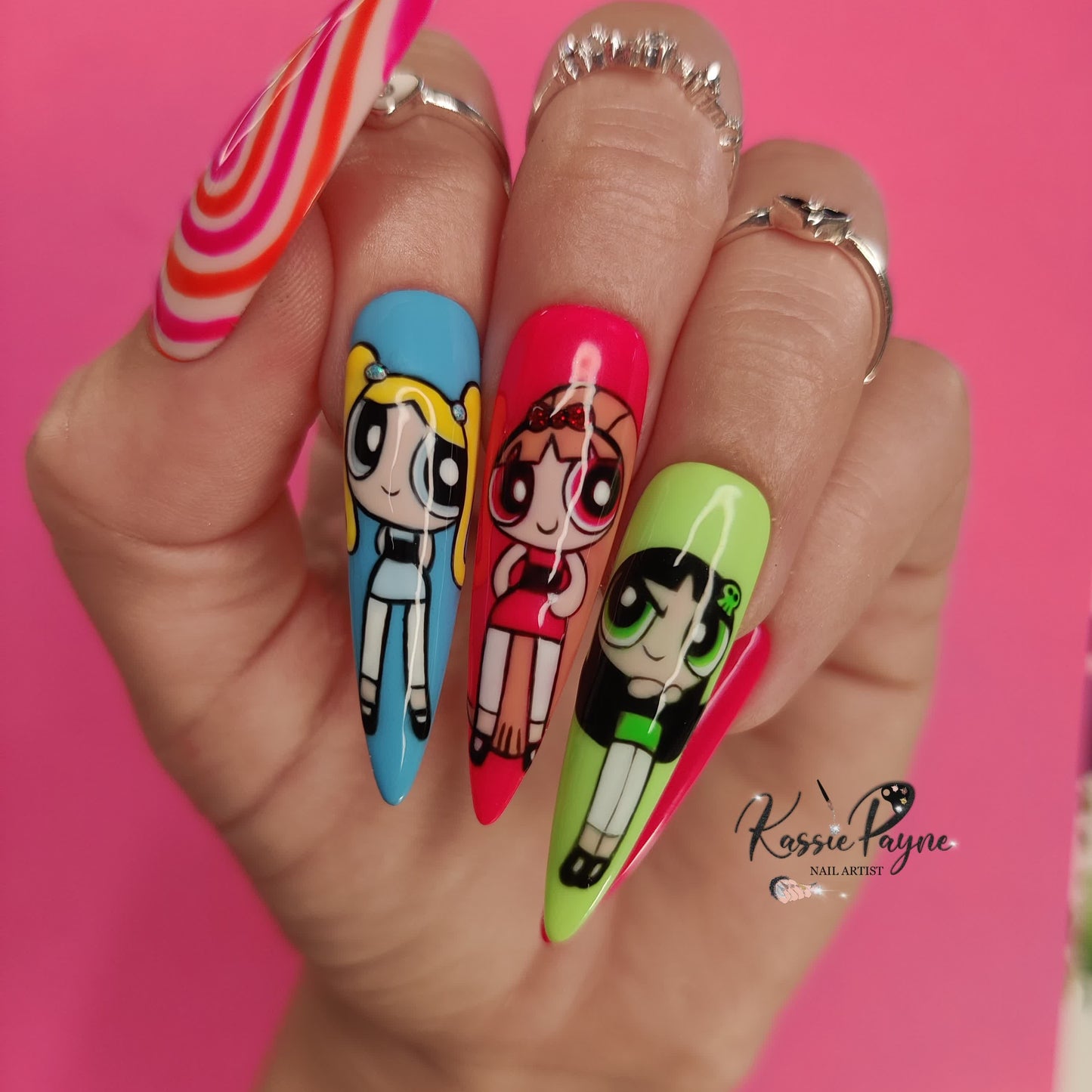 2D Character Nails