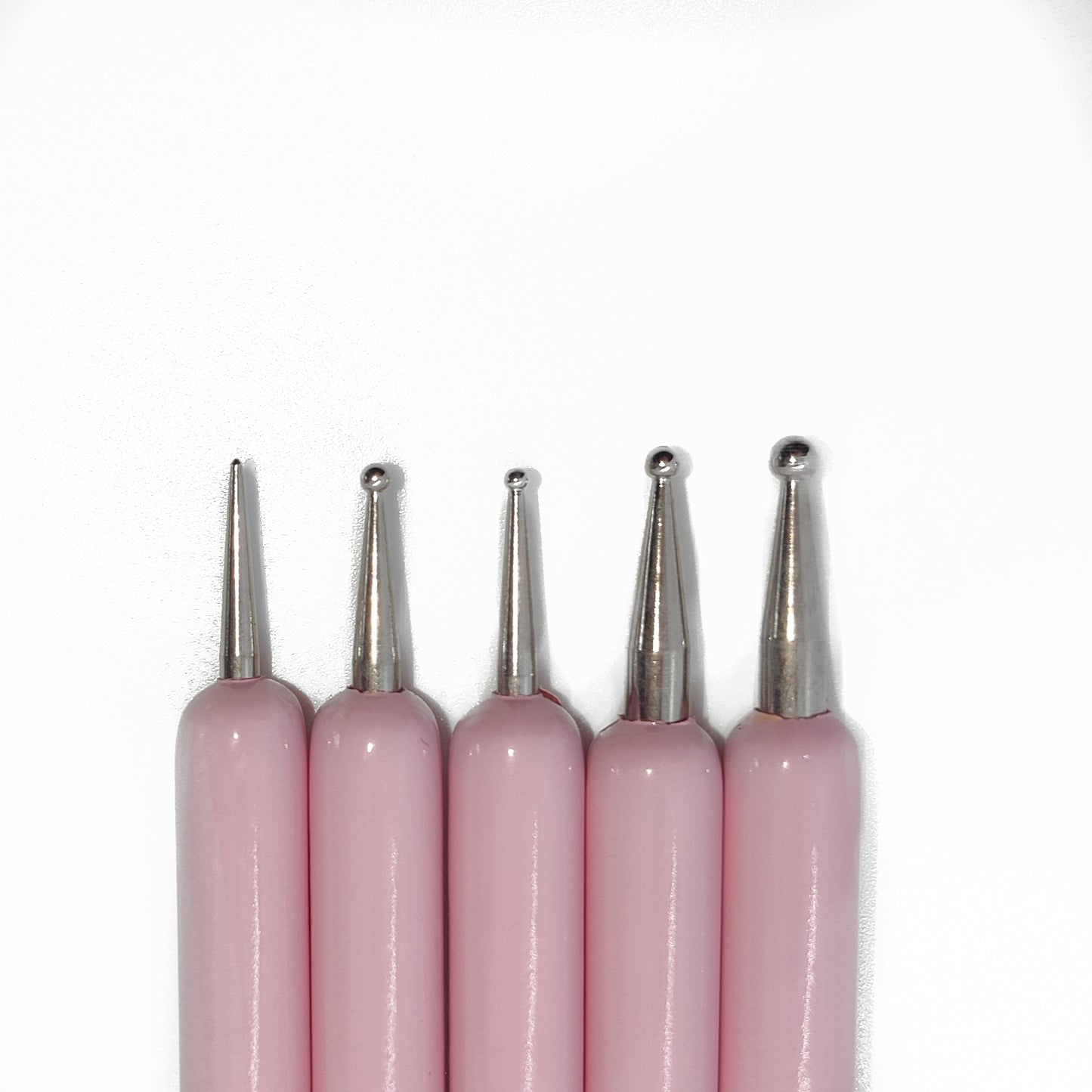 PINK SILICONE/DOTTING TOOLS- 5 PACK!